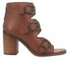 Cheapest 👍 Women's Dingo Boot Ziggy Western 🩴 Sandal Booties Tan 🔔
