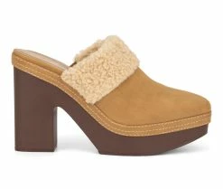 Brand new ⌛ Women's New York And Company Bailey Platform Clogs Tan 😍
