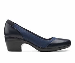 Best Pirce ✨ Women's Clarks Emily Alexa Pumps Navy 🛒