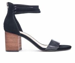 Budget 🎁 Women's Chinese Laundry Rylan 👗 Dress 🩴 Sandals Black ✔️