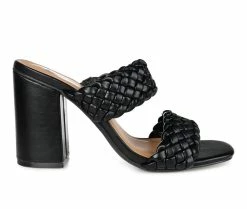 Budget ✨ Women's Journee Collection Melissa 👗 Dress 🩴 Sandals Black ✨