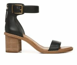 Cheapest 👍 Women's Zodiac Ilsa Heeled 🩴 Sandals Black 🥰