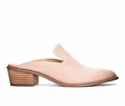 New 🔥 Women's Chinese Laundry Marnie Mule 👠 Heels Blush 🤩