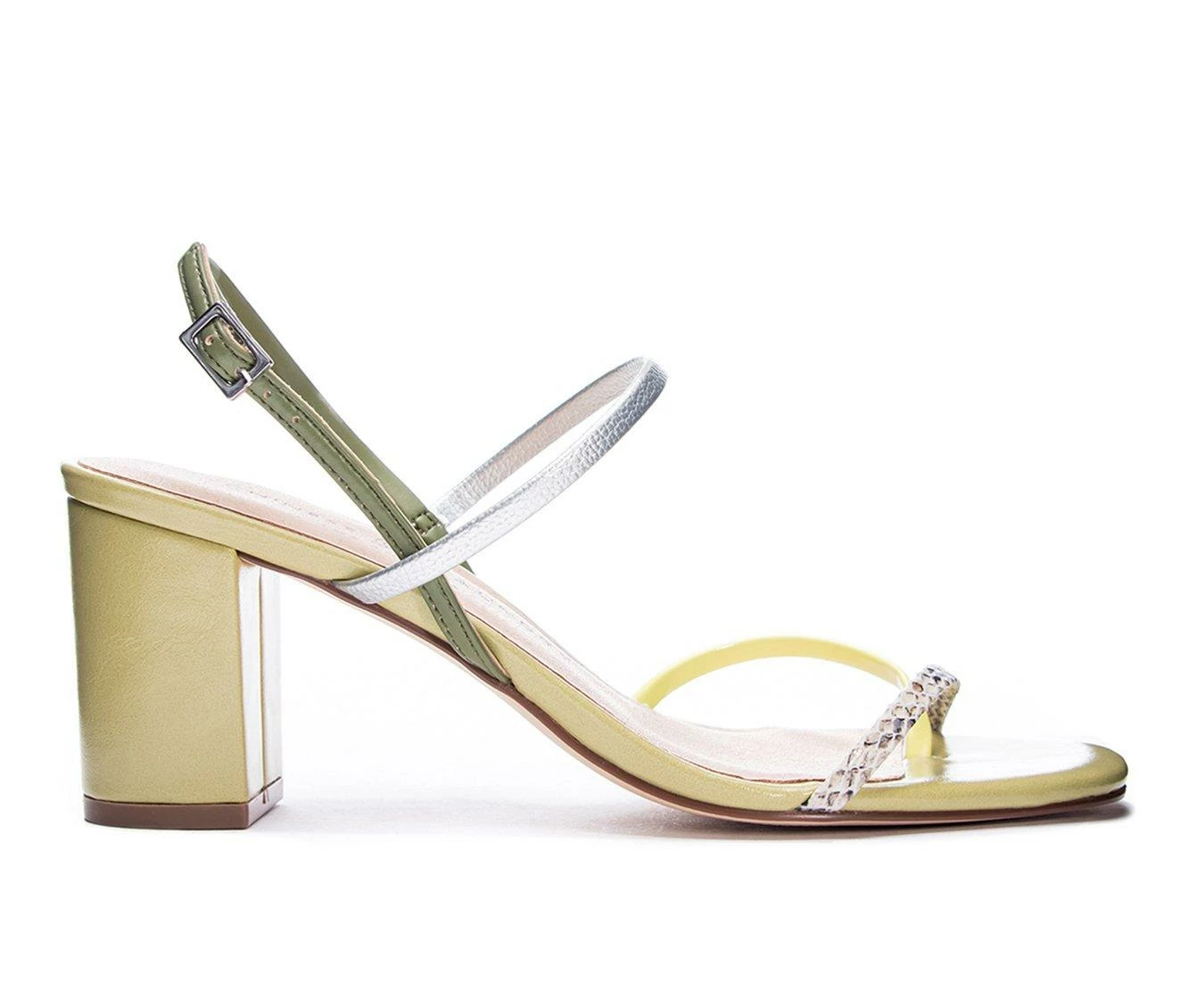 Best Pirce 🌟 Women's Chinese Laundry Yanna 👗 Dress 🩴 Sandals Green Multi ✨ 2 Best Pirce 🌟 Women's Chinese Laundry Yanna 👗 Dress 🩴 Sandals Green Multi ✨ - Image 2