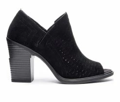 Wholesale 🔔 Women's Dirty Laundry Aida Peep Toe Booties Black 🎉