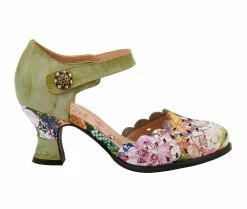 Budget 😉 Women's L'Artiste Floramaria Pumps Mint Green Mult 🔔