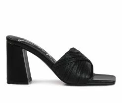 Discount 👍 Women's London Rag Salty You 👗 Dress 🩴 Sandals Black 🌟