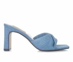 Deals 🔥 Women's London Rag Soft Flirt 👗 Dress 🩴 Sandals Mid Blue 🌟