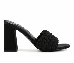 Brand new 👏 Women's London Rag L Look 👗 Dress 🩴 Sandals Black 🌟