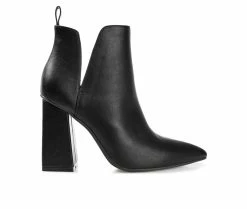 Best deal 🧨 Women's Journee Collection Neima Heeled Booties Black 😉