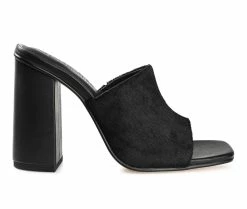 Wholesale 🛒 Women's Journee Signature Deena 👗 Dress 🩴 Sandals Black 🎉