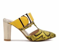 Promo 🥰 Women's London Rag Dina Pumps Yellow 😀