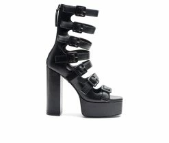 Best Sale โญ Women's London Rag Sarouchi Platform ๐ Dress ๐ฉด Sandals Black ๐