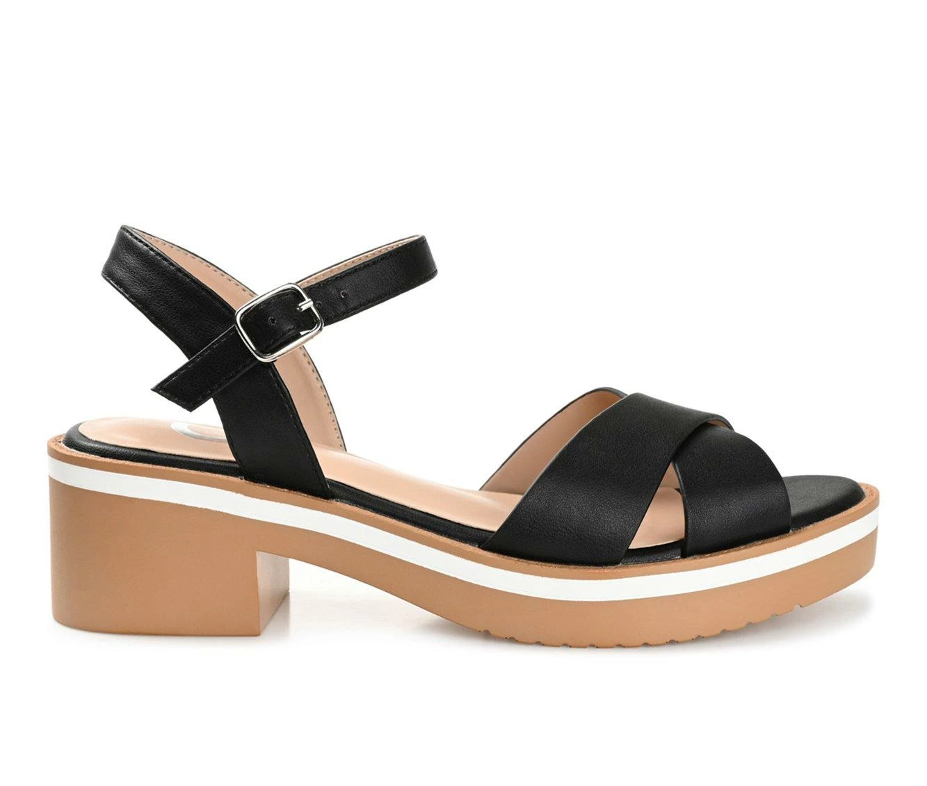 Best deal ๐ Women's Journee Collection Hilaree Block Heeled ๐ฉด Sandals Black โ๏ธ 1 Best deal ๐ Women's Journee Collection Hilaree Block Heeled ๐ฉด Sandals Black โ๏ธ