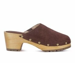 Best reviews of ✨ Women's Rag & Co Cedrus Block Heel Clogs Brown 🌟