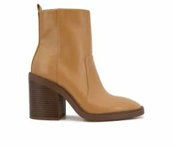 Cheapest 👏 Women's KENSIE Klinton Heeled Booties Lt Tan ✨