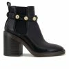Best Sale 🎁 Women's KENSIE Karmela Heeled Booties Black 👍
