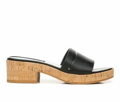 Cheap 😍 Women's Franco Sarto Pony Heeled 👗 Dress 🩴 Sandals Black 🔥