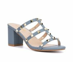 Cheapest 💯 Women's Olivia Miller Asia 👗 Dress 🩴 Sandals Blue 🎁 -London Rag Sales Store 2 1