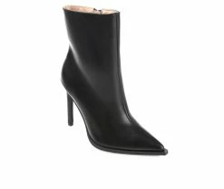 Promo 🛒 Women's Journee Collection Limma Stiletto Booties Black 😀 -London Rag Sales Store 2 1055