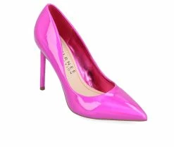 Wholesale 😍 Women's Journee Collection Dabnie Pumps Pink ✔️ -London Rag Sales Store 2 1084