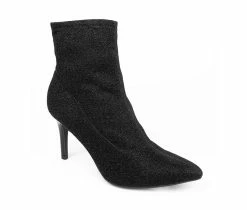 Budget 💯 Women's Jones NY Macee Heeled Booties Black 🧨 -London Rag Sales Store 2 1104