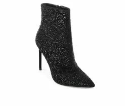 Buy ✔️ Women's Journee Collection Alexis Booties Black 🔥 -London Rag Sales Store 2 1108