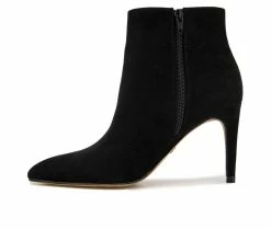 Brand new 🔥 Women's XOXO Tylie Stiletto Booties Black Micro 😀 -London Rag Sales Store 2 1136