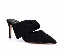 Flash Sale 🧨 Women's New York And Company Capri Mule Pumps Black 🌟 -London Rag Sales Store 2 1142