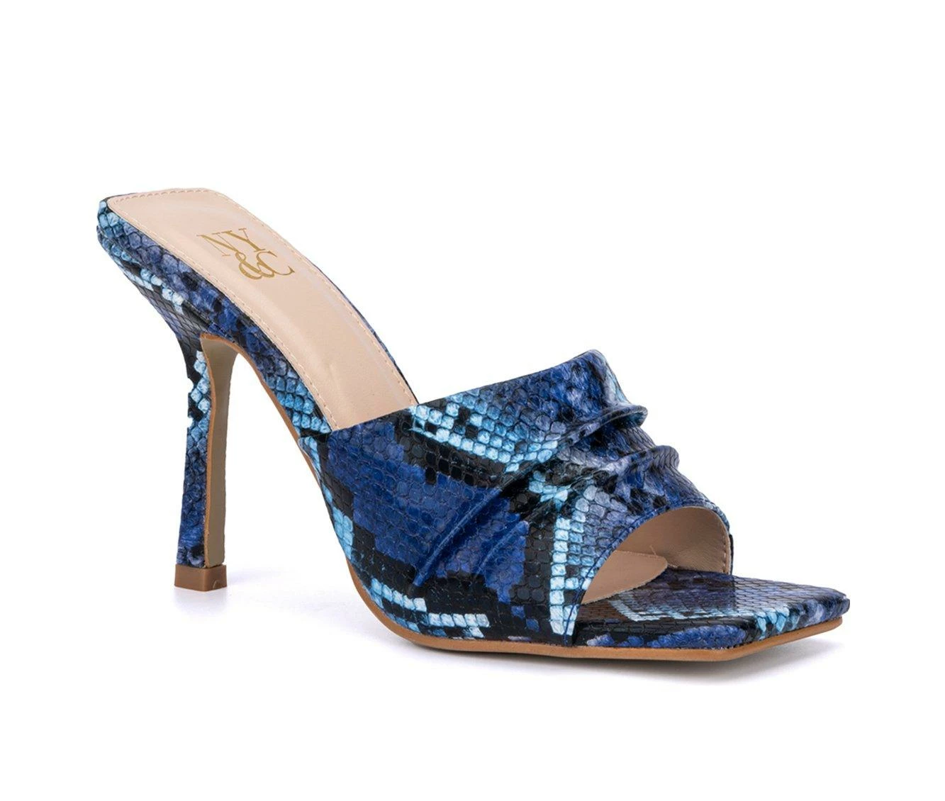 Best deal ✨ Women's New York And Company Breena Peep Toe Stilettos Blue 🔥 3 Best deal ✨ Women's New York And Company Breena Peep Toe Stilettos Blue 🔥 - Image 3