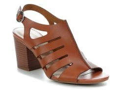 New 🤩 Women's Vintage 7 Eight Charlotte 👗 Dress 🩴 Sandals Cognac 🎁 -London Rag Sales Store 2 116