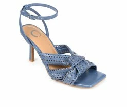 Buy 🎉 Women's Journee Collection Naommi 👗 Dress 🩴 Sandals Blue 🥰 -London Rag Sales Store 2 1172