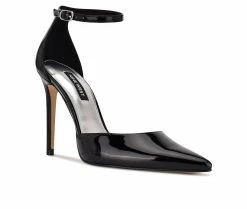 Buy 🛒 Women's Nine West Faiz Stiletto Pumps Black Patent ⭐ -London Rag Sales Store 2 1197