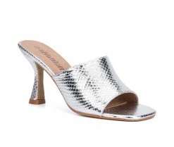Cheapest 🎉 Women's Olivia Miller Karol 👗 Dress 🩴 Sandals Silver 🤩 -London Rag Sales Store 2 1199