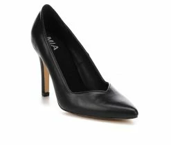 Hot Sale 🎁 Women's MIA Maire Pumps Black Smooth 👍 -London Rag Sales Store 2 1209