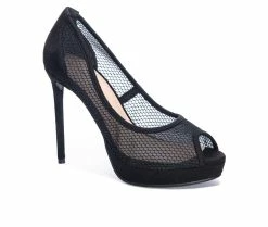 Buy ⌛ Women's Chinese Laundry Hallsy Peep Toe Stilettos Black ❤️ -London Rag Sales Store 2 1216
