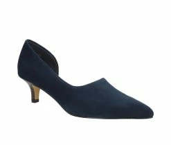 Top 10 ✔️ Women's Bella Vita Quilla Kitten Heel Pumps Navy Leather 👍 -London Rag Sales Store 2 1219