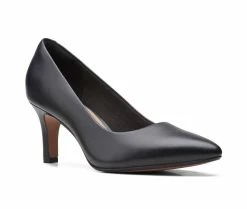 Promo 🧨 Women's Clarks Illeana Tulip Pumps Black ⌛ -London Rag Sales Store 2 1237