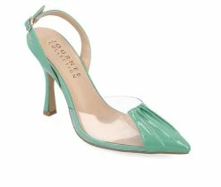 Outlet 😉 Women's Journee Collection Ivyann Pumps Green 😉 -London Rag Sales Store 2 1244