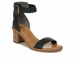 Cheapest 👍 Women's Zodiac Ilsa Heeled 🩴 Sandals Black 🥰 -London Rag Sales Store 2 207