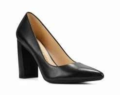 Best deal 😉 Women's Nine West Astoria 9x9 Pumps Black Leather 🎉 -London Rag Sales Store 2 215