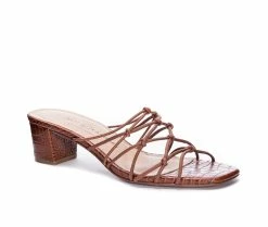 Discount ⌛ Women's Chinese Laundry Lizza Heeled 🩴 Sandals Bark 😉 -London Rag Sales Store 2 216