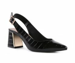 Coupon 🔔 Women's London Rag Gidget Block Heel Pumps Black ❤️ 8 Coupon 🔔 Women's London Rag Gidget Block Heel Pumps Black ❤️ -London Rag Sales Store 2 22