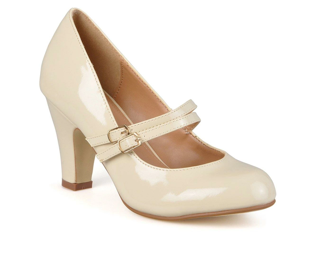 Wholesale 🌟 Women's Journee Collection Wendy Mary Jane Pumps Beige 🔔 3 Wholesale 🌟 Women's Journee Collection Wendy Mary Jane Pumps Beige 🔔 - Image 3