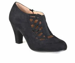 Flash Sale ⌛ Women's Journee Collection Piper Booties Black 😀 -London Rag Sales Store 2 258
