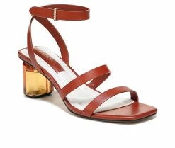 Discount 🎁 Women's Franco Sarto Lisa 👗 Dress 🩴 Sandals Rust Brown 🎉 -London Rag Sales Store 2 272