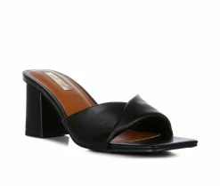 Brand new 😉 Women's London Rag Cityscape 👗 Dress 🩴 Sandals Black 😉 -London Rag Sales Store 2 292