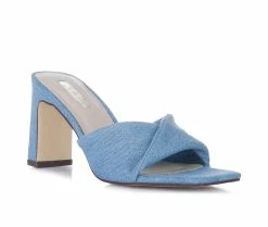 Deals 🔥 Women's London Rag Soft Flirt 👗 Dress 🩴 Sandals Mid Blue 🌟 -London Rag Sales Store 2 295