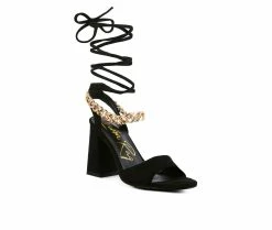 Wholesale 🥰 Women's London Rag Gone Gurl 👗 Dress 🩴 Sandals Black 🥰 -London Rag Sales Store 2 306