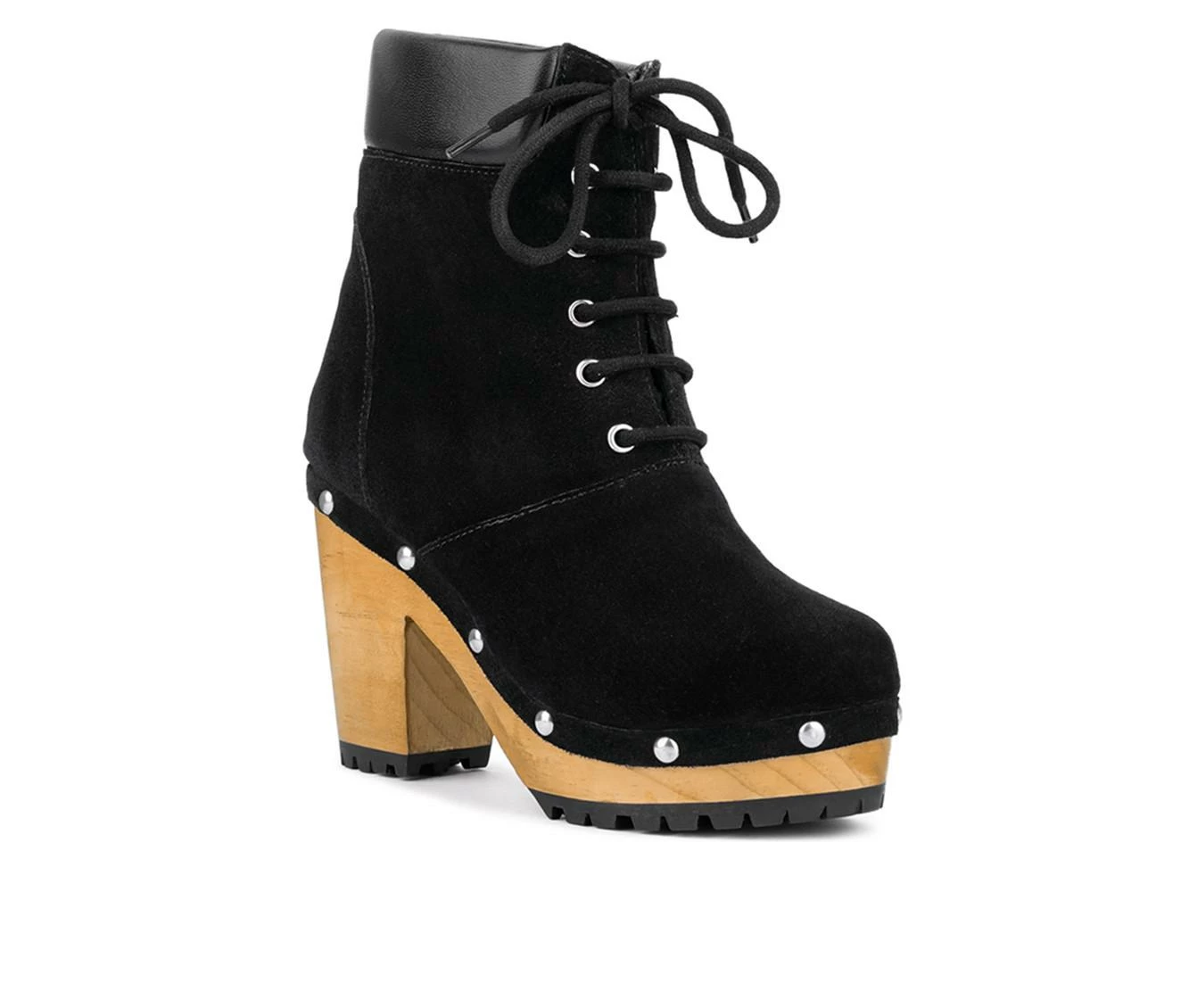 New ๐ Women's Rag & Co Maaya Heeled Lace Up Booties Black ๐ 3 New ๐ Women's Rag & Co Maaya Heeled Lace Up Booties Black ๐ - Image 3